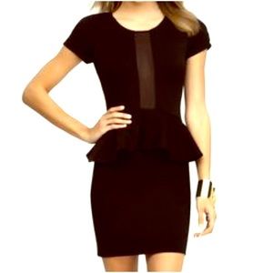 BEBE MESH LUXURY DRESS